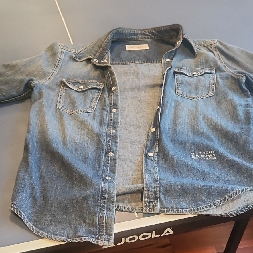 Givenchy Classic Blue Jean Shirt